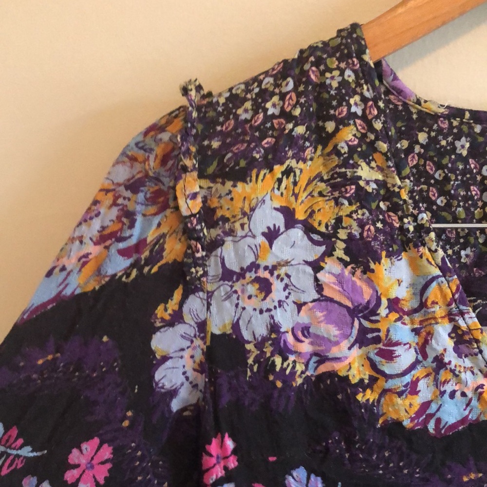Free People Marais floral printed maxi dress size XS - Picture 6 of 9